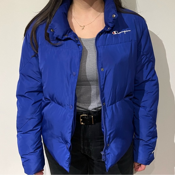 CHAMPION Coat/Jacket Blue in Medium - Picture 2 of 10